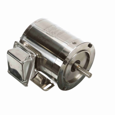 Leeson 0.33 Hp Washdown Motor, 3 Phase, 3600 Rpm, N450 N450